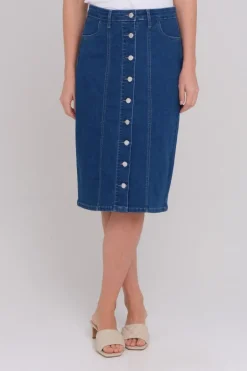 Iben denim skjørt