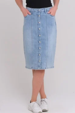 Iben denim skjørt