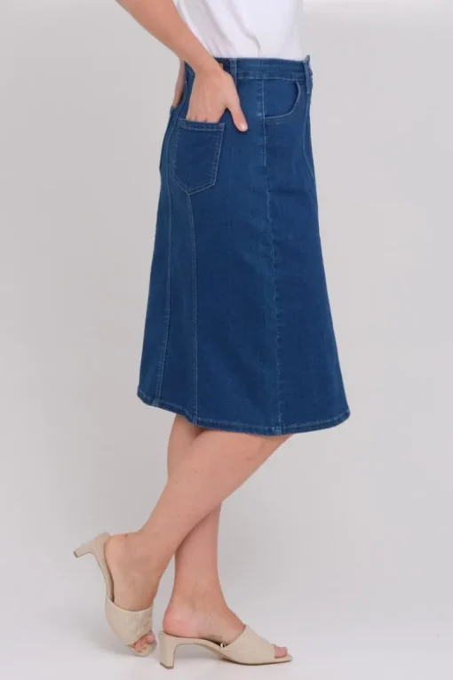 Iben denim skjørt