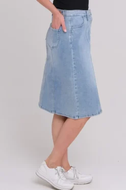 Iben denim skjørt