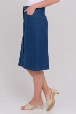 Iben denim skjørt