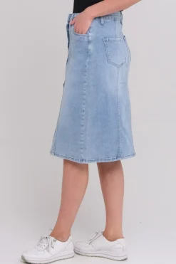Iben denim skjørt
