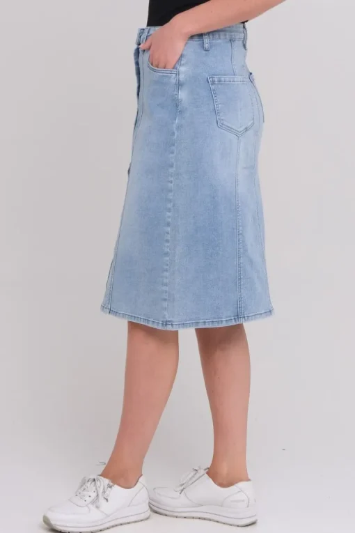 Iben denim skjørt