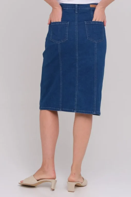 Iben denim skjørt