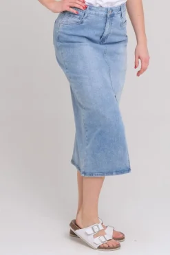 Irina denim skjørt