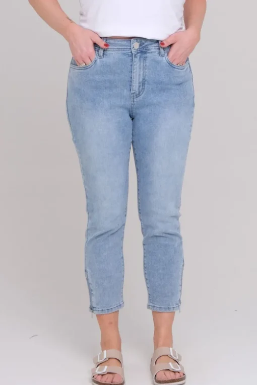 Siri denim capri