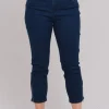 Siri denim capri