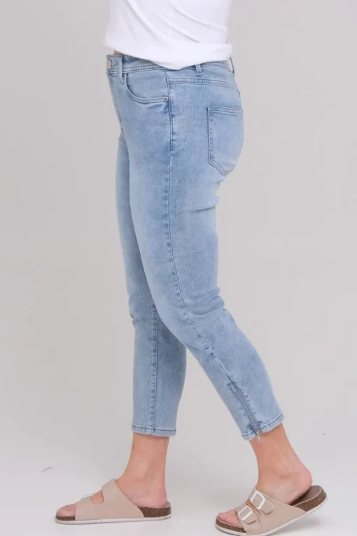 Siri denim capri