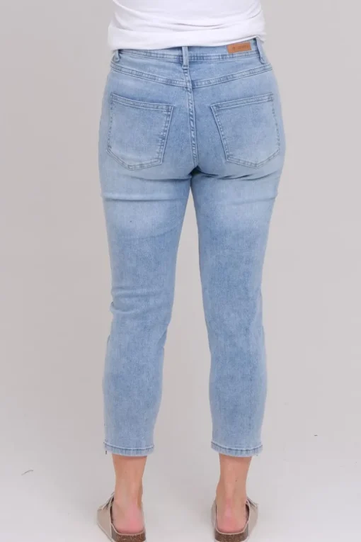 Siri denim capri